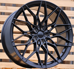R20x9.5  5X112  ET  37  66.6  IN292  (IN-Y008)  Black Matt (BM)  For BMW  (P1)  (Matt Black Rear+Front) (1 foto / 1)