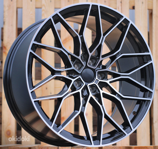 R20x8.5  5X112  ET  25  66.6  IN292  Black Polished (MB)  For BMW  (K7+K8)  (Rear+Front)