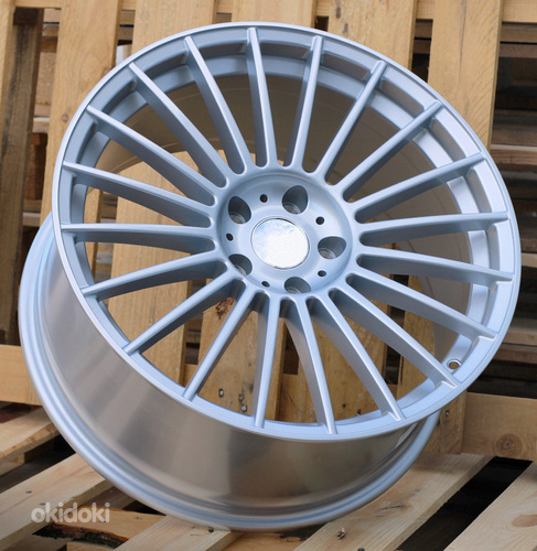 R20x10  5X112  ET  41  66.6  IN005  (IN0284)  Silver Shining (SS)  For BMW  (K7)  (Rear+Front New ALPINA)