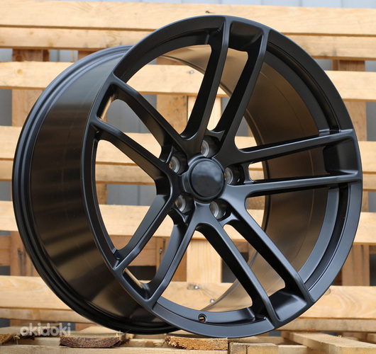 R20x11  5X115  ET  18  71.5  I5599  Black Half Matt (BLHM)  For DODGE  (K8)  (Front+Rear)
