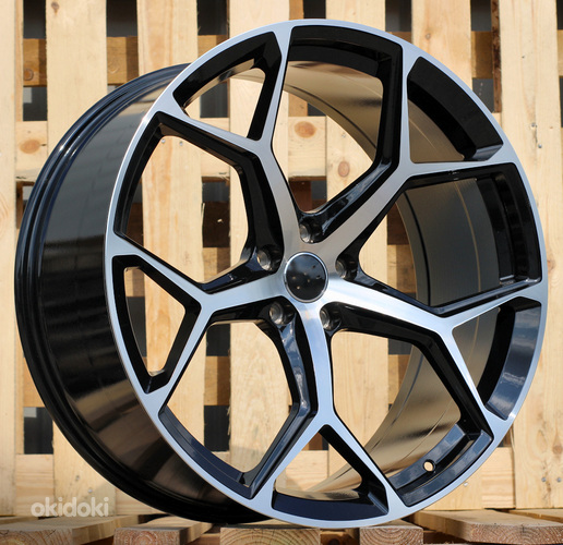 R19x8.5  5X112  ET  40  66.5  I5598  (FBX112)  Black Polished (MB)  For AUD  (K7)  (HYBRID FORGED)