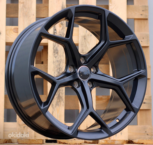 R22x10  5X112  ET  21  66.5  I5598  (FBX112)  Black Half Matt (BLHM)  For AUD  (K8+M)  (HYBRID FORGED)