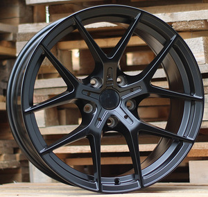R18x9  5X120  ET  40  72.6  I5484  Black Matt (BM)  For BMW  (P2)  (Rear+Front) (1 foto / 1)