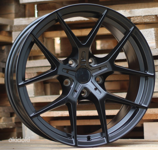 R18x9  5X120  ET  40  72.6  I5484  Black Matt (BM)  For BMW  (P2)  (Rear+Front)