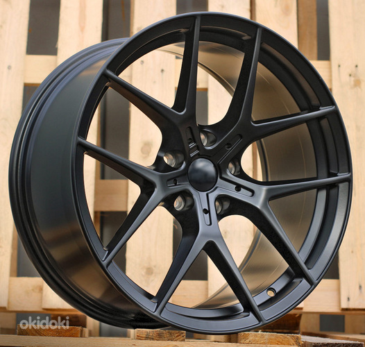 R18x9  5X120  ET  40  72.6  I5484  Black Half Matt (BLHM)  For BMW  (Z6)  (Rear+Front)