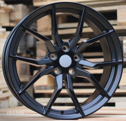 R19x8  5X108  ET  45  63.4  I5406  Black Matt (BM)  For FORD  (P1)  (Matt Black)