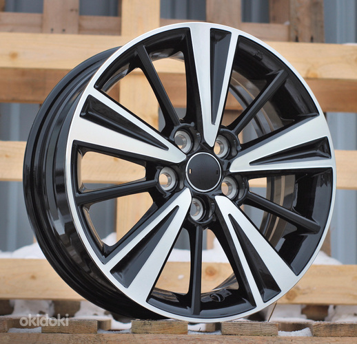 R15x6  5X100  ET  40  54.1  I5449  Black Polished (MB)  For TOYOT  (Z6)