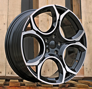 R19x8  5X112  ET  45  57.1  I5162  (YF5656)  Black Polished (MB)  For VW  (K3)  (NEW Model) (1 foto / 1)