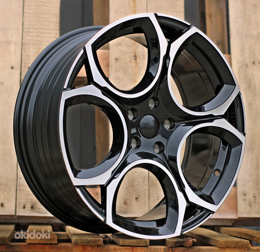 R19x8  5X112  ET  45  57.1  I5162  (YF5656)  Black Polished (MB)  For VW  (K3)  (NEW Model)