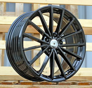 R19x8  5X112  ET  45  57.1  I0383  (FBX174)  Black (BL)  For VW  (Z5+P2)  (HYBRID FORGED) (1 foto / 1)