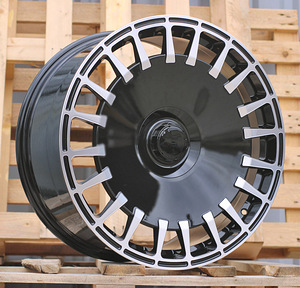 R20x9.5  5X112  ET  43  66.6  I0343  Black Polished (MB)  For MER  (Z3+Z6)  (BRABUS Style Rear+Front) (1 foto / 1)