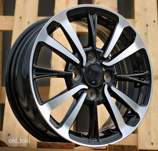 R14x5.5  4X100  ET  40  54.1  I0360  Black Polished (MB)  For TOYOT  (K7)