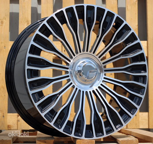 R20x8.5  5X112  ET  36  66.6  I0313  (FBX227)  Black Polished (MB)  For MER  (K7)  (HYBRID FORGED Front+Rear)