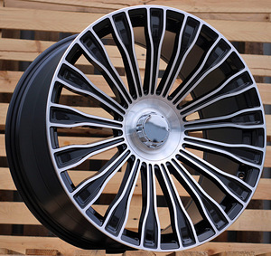 R20x8.5  5X112  ET  35  66.6  I0313  Black Polished (MB)  For MER  (K7)  (Rear+Front) (1 foto / 1)