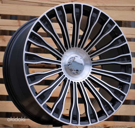 R20x8.5  5X112  ET  38  66.6  I0313  Black Polished (MB)  For MER  (K7+Z6)  (Rear+Front)