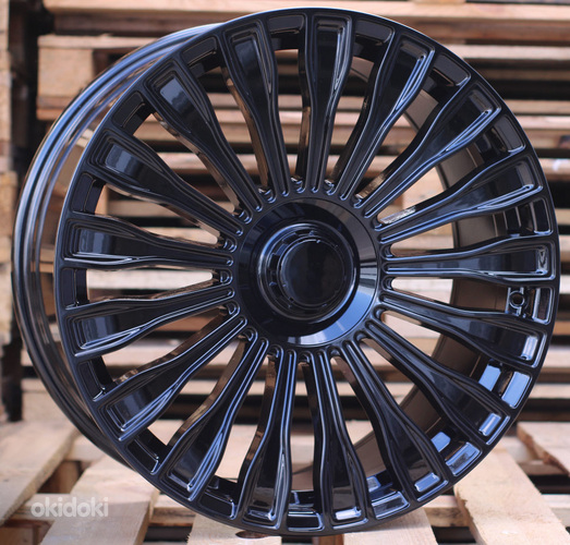 R20x8.5  5X112  ET  38  66.6  I0313  Black (BL)  For MER  (P2)  (Rear+Front)