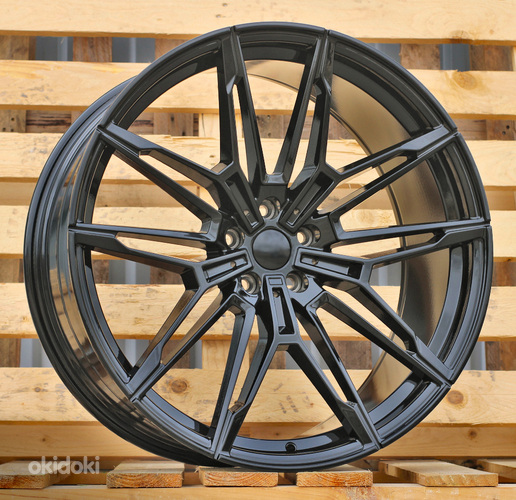 R18x8  5X120  ET  34  72.6  I0294  (FBX164)  Black (BL)  For BMW  (K8)  (HYBRID FORGED)