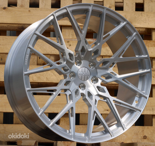 R21x10.5  5X112  ET  30  66.6  HXF03  Brush Silver (BS)  For HAXER  (K3)  (FORGED  (NEW Model))