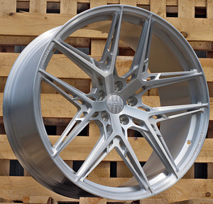 R22x9.5  5X112  ET  30  66.6  HXF01  Brush Silver (BS)  For HAXER  (K3)  (FORGED  (NEW Model) Rear+Front) (1 foto / 1)