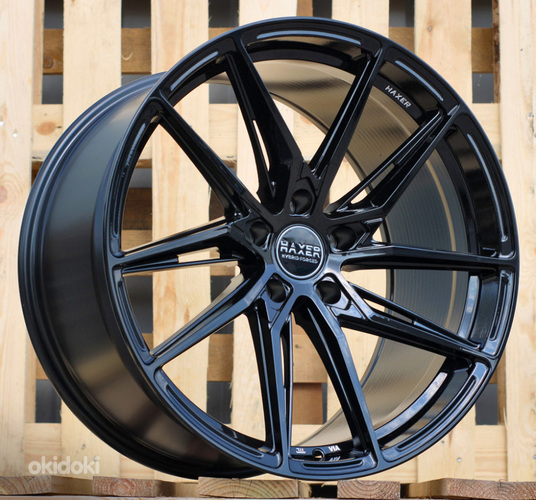 R20x8.5  5X112  ET  35  66.6  HX08F  (23140)  Black (BL)  For HAXER  (K7)  (HYBRID FORGED (Front+Rear))