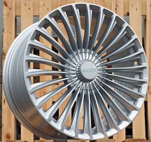 R19x8.5  5X112  ET  43  66.6  HX09F  Silver Shining (SS)  For HAXER  (K4)  (HYBRID FORGED (For car Mercedes Benz)) (1 foto / 1)