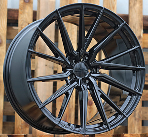 R22x9  5X112  ET  30  66.5  HX06F  Black (BL)  For HAXER  (K4)  (HYBRID FORGED (Front+Rear)) (1 foto / 1)
