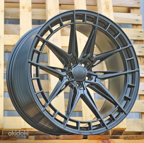 R18x8  5X120  ET  34  72.6  HX046F  Black Half Matt (BLHM)  For HAXER  (A)  (HYBRID FORGED)