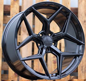 R20x8.5  5X112  ET  40  66.5  HX04F  Black (BL)  For HAXER  (K4+K2)  (HYBRID FORGED (Max Load 815kg.)) (1 foto / 1)