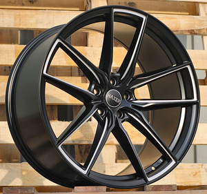 R19x8  5X112  ET  40  66.5  HX045  Black Half Matt (BLHM)  For HAXER  (Z2)  (Milling) (1 foto / 1)