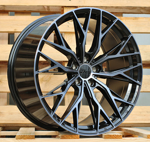 R20x8.5  5X120  ET  33  72.6  HX042  (IN0387)  Black+Tinted Face (BLTF)  For HAXER  (Z6)  (Front+Rear) (1 foto / 1)