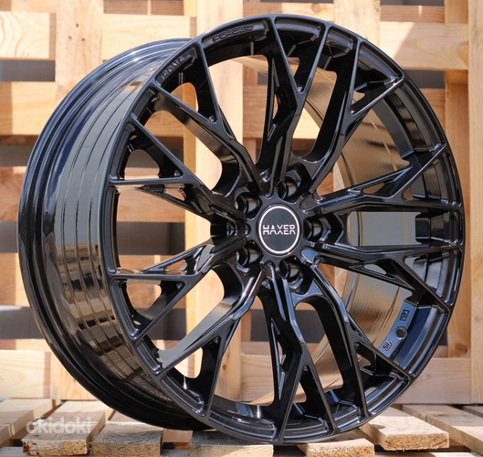 R18x8  5X112  ET  35  66.6  HX042  (A5871)  Black (BL)  For HAXER  (P)