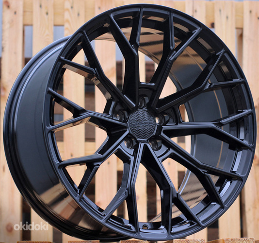 R20x9  5X120  ET  33  72.6  HX039  Black (BL)  For HAXER  (K2)  (Rear+Front)