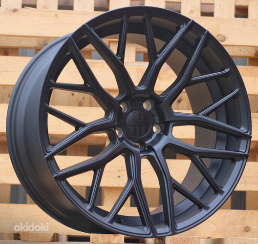 R21x9  5X120  ET  30  72.6  HX038  Black Half Matt (BLHM)  For HAXER  (K2)  (Rear+Front)