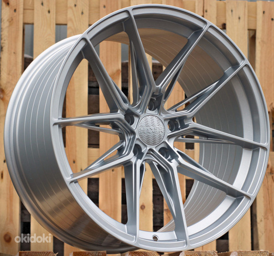 R19x8.5  5X112  ET  40  66.5  HX036  (A5581)  Silver Shining (SS)  For HAXER  (P)  (Rear+Front)