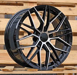 R17x7.5  5X112  ET  40  66.5  HX035  (FBX005)  Black Polished (MB)  For HAXER  (P1+K7)  (HYBRID FORGED) (1 foto / 1)