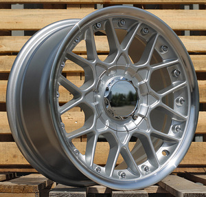 R15x7  8X100/114  ET  25  73.1  HX025  (LU1879)  Silver+Polished Lip (SP)  For HAXER  (R)  ((AKC 65 Eur)) (1 foto / 1)