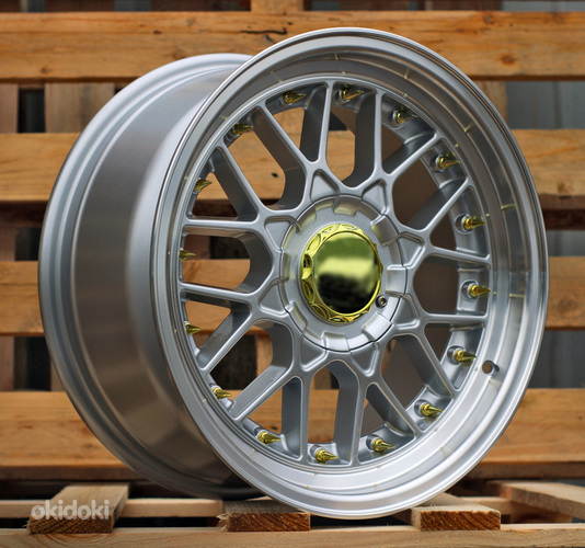 R17x8  10X112/120  ET  30  74.1  HX025  (LU1880)  Silver+Polished Lip (SP)  For HAXER  (P1)