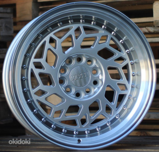 R17x9  10X112/120  ET  20  74.1  HX027  Silver+Polished Lip (SP)  For HAXER  (R)