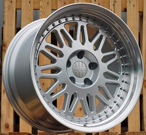 R18x10  5X120  ET  22  74.1  HX028  Silver+Polished Lip (SP)  For HAXER  (K4)  ()) (1 foto / 1)