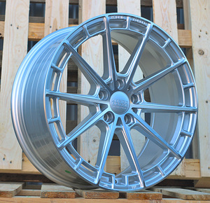 R19x8.5  5X112  ET  40  66.5  HX019F  (F9793)  Polished Silver Half Matt (MSHM)  For HAXER  (Z5)  (HYBRID FORGED New Design) (1 фото из 1)