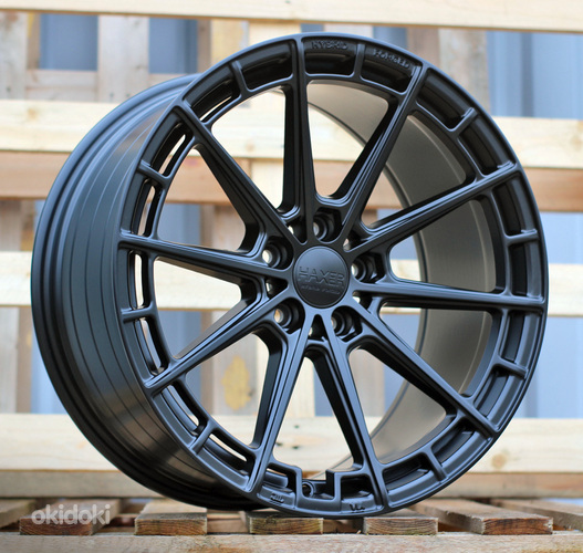 R19x8.5  5X112  ET  25  66.5  HX019F  (F9793)  Black Half Matt (BLHM)  For HAXER  (P2)  (HYBRID FORGED New Design)