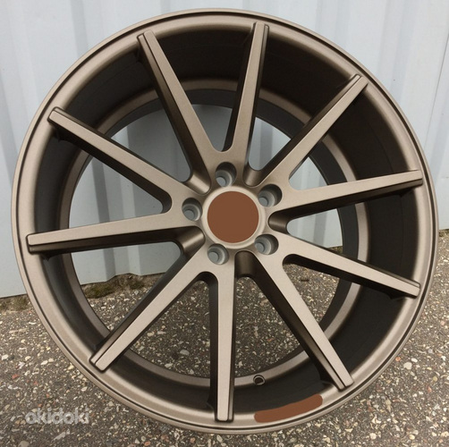 R19x9.5  5X112  ET  38  66.5  HX014  (QC2211)  Machine Bronze (YM)  For HAXER  (P)  (Rear+Front)