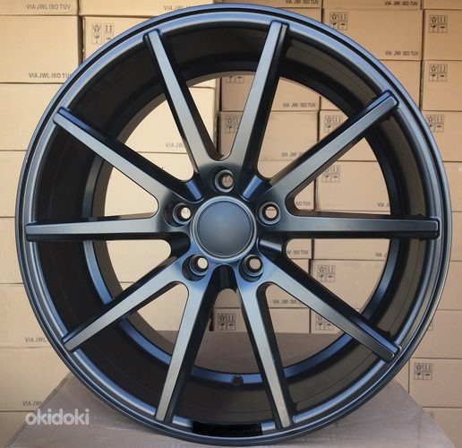 R20x9  5X114.3  ET  35  70.5  HX014  (QC2211)  Black Half Matt (BLHM)  For HAXER  (P1)  ((AKC 90 Eur))
