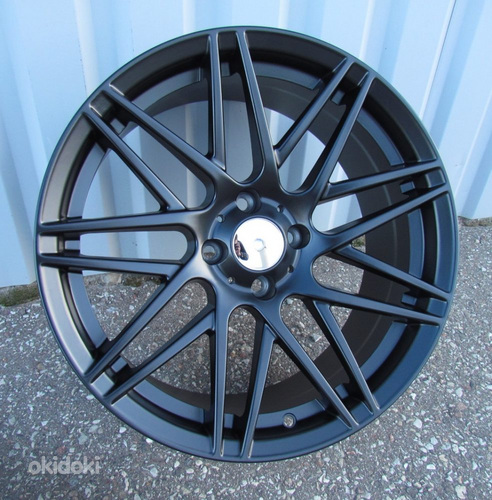 R16x5.5  4X100  ET  30  60.1  HX013  (E269165512S)  Black Half Matt (BLHM)  For SMART  (R)  (Front)