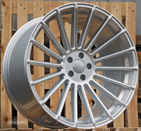 R21x10.5  5X120  ET  40  72.6  HX010  Silver Shining (SS)  For HAXER  (Z1)  (Rear+Front)