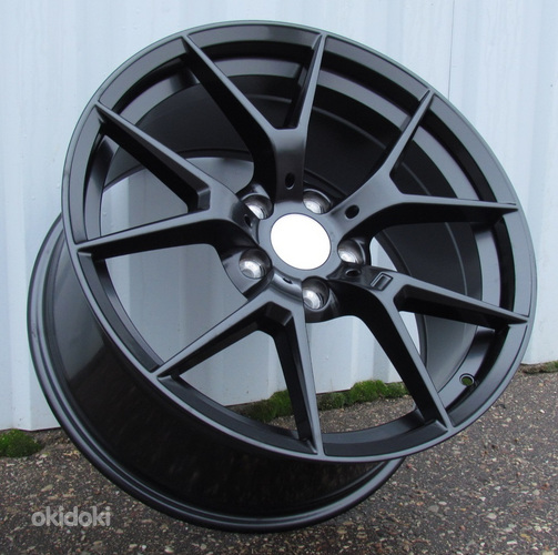 R19x9.5  5X120  ET  40  72.6  HE761  (IN5342)  Black Matt (BM)  For BMW  (K7)  (Rear+Front)