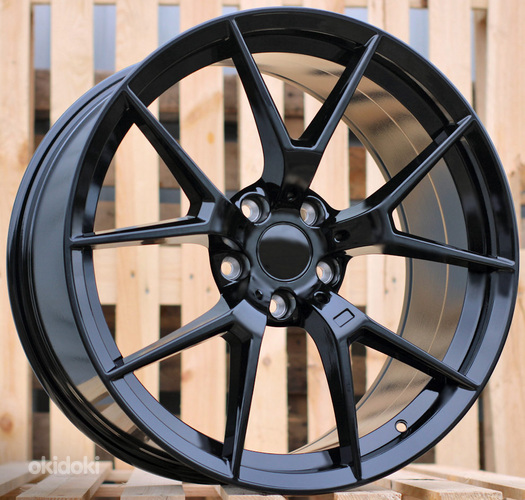 R19x8.5  5X120  ET  35  72.6  HE761  (IN5342)  Black (BL)  For BMW  (P2)  (Rear+Front)