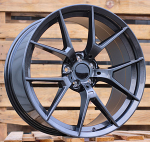 R19x9.5  5X112  ET  37  66.6  HE761  Black Pearl (BLPR)  For BMW  (K7)  (Rear+Front) (1 foto / 1)