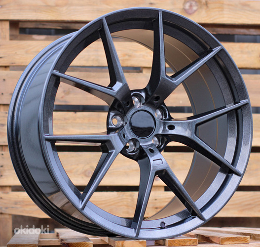 R19x9.5  5X112  ET  37  66.6  HE761  Black Pearl (BLPR)  For BMW  (K7)  (Rear+Front)