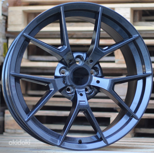 R20x10  5X112  ET  40  66.6  HE761  Grey (GR)  For BMW  ((AKC 120 Eur) Rear+Front)